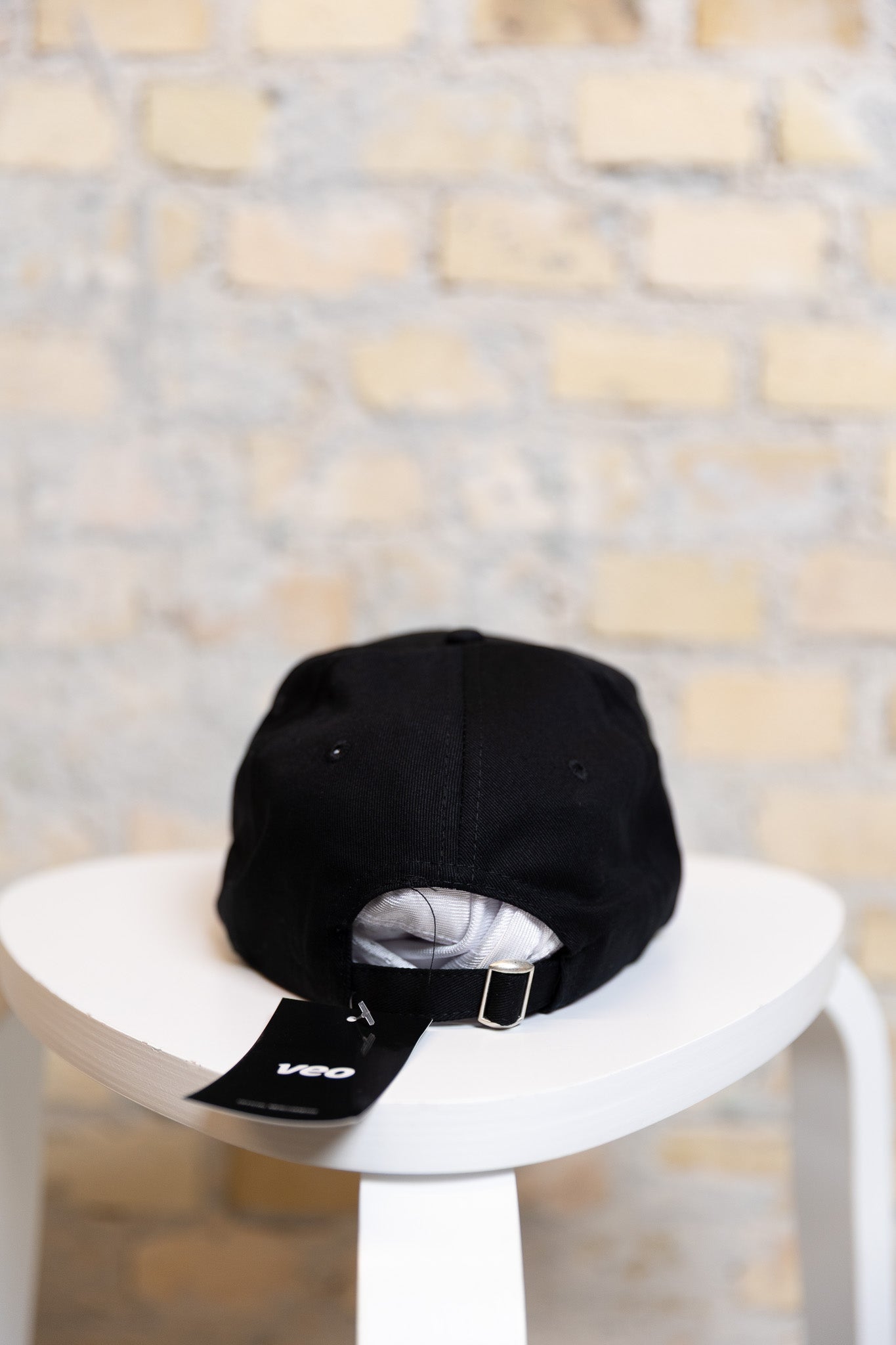 Veo Black Cotton Cap
