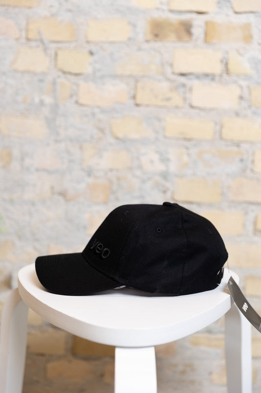 Veo Black Cotton Cap